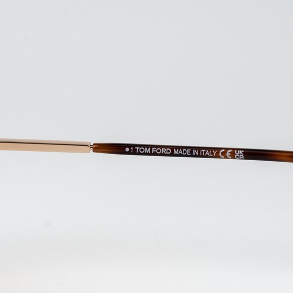 Tom Ford TEX Woman Sunglasses Rose Gold Brown Photochromic Aviator FT1096 28E - Picture 9 of 11